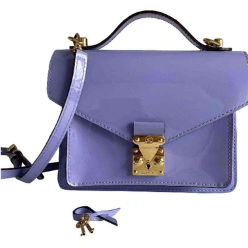 Louis Vuitton MONCEAU PATENT LEATHER CROSSBODY BAG